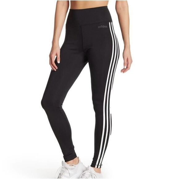 Adidas Women’s High Waisted Tiro Training Pants Black Size Large - Picture 2 of 8